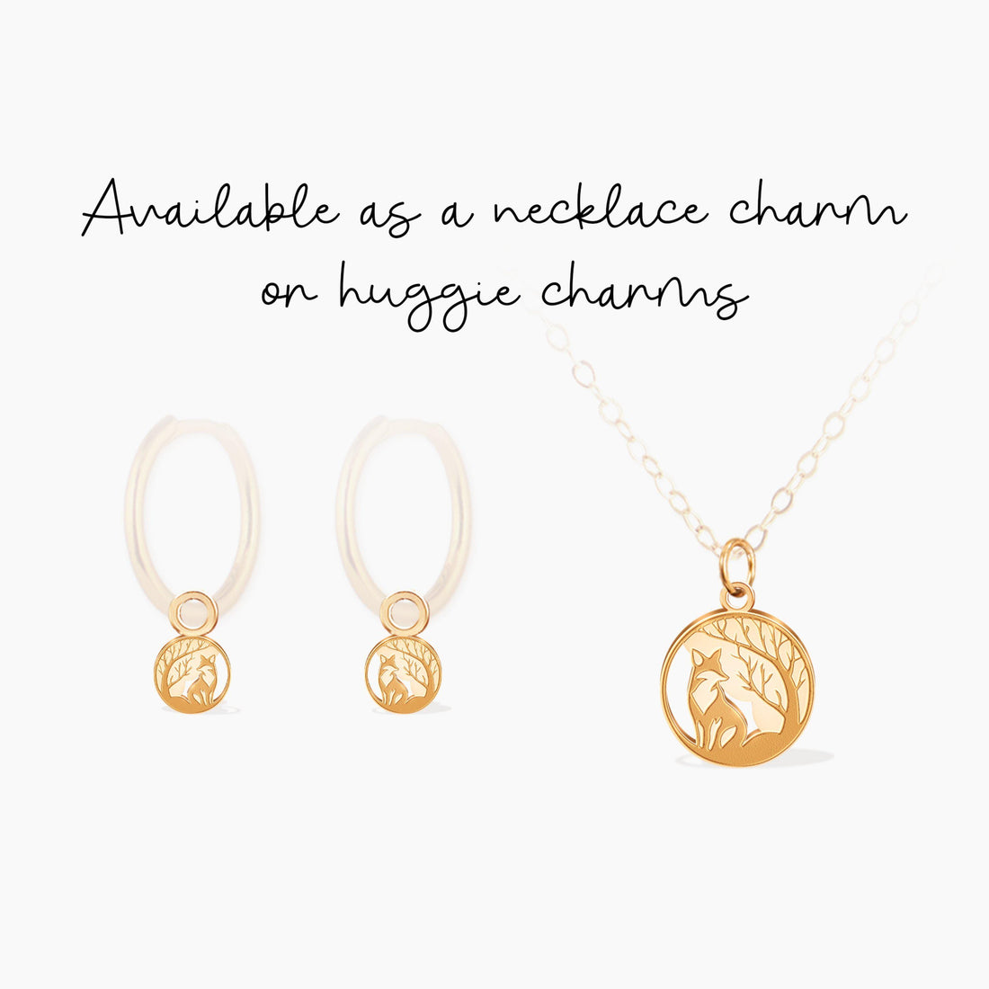 Fox Disc Charm