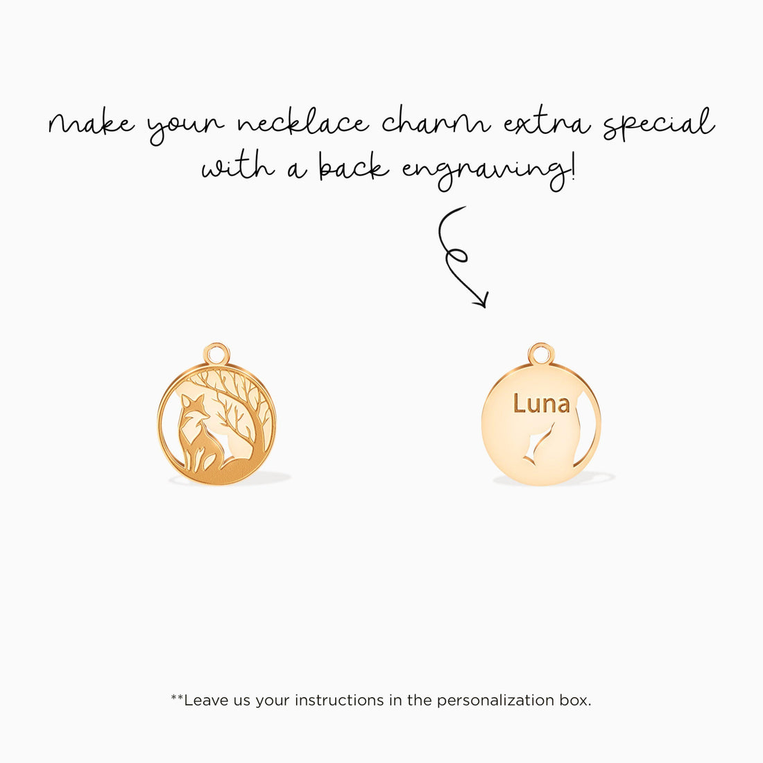 Fox Disc Charm