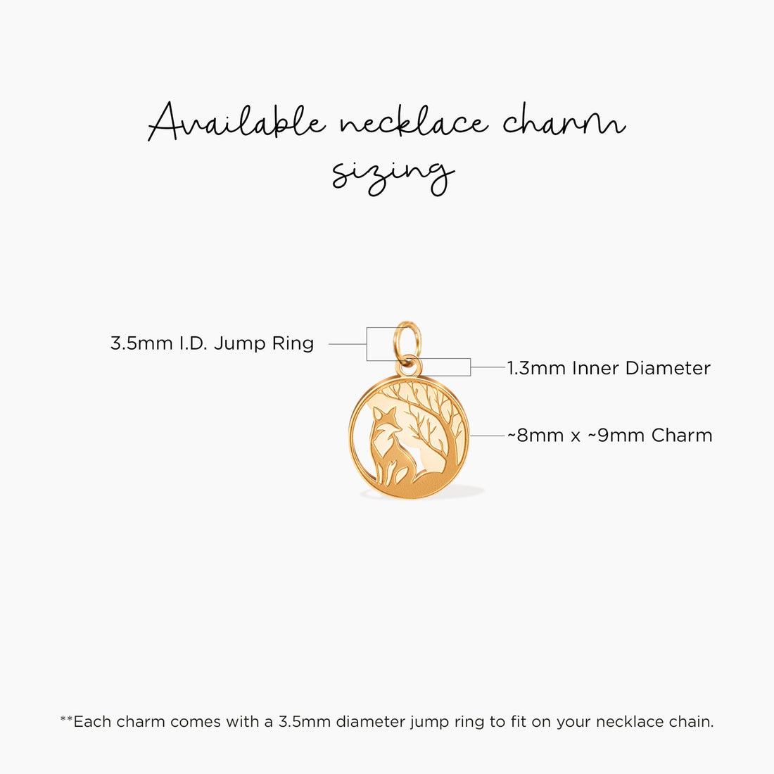 Fox Disc Charm