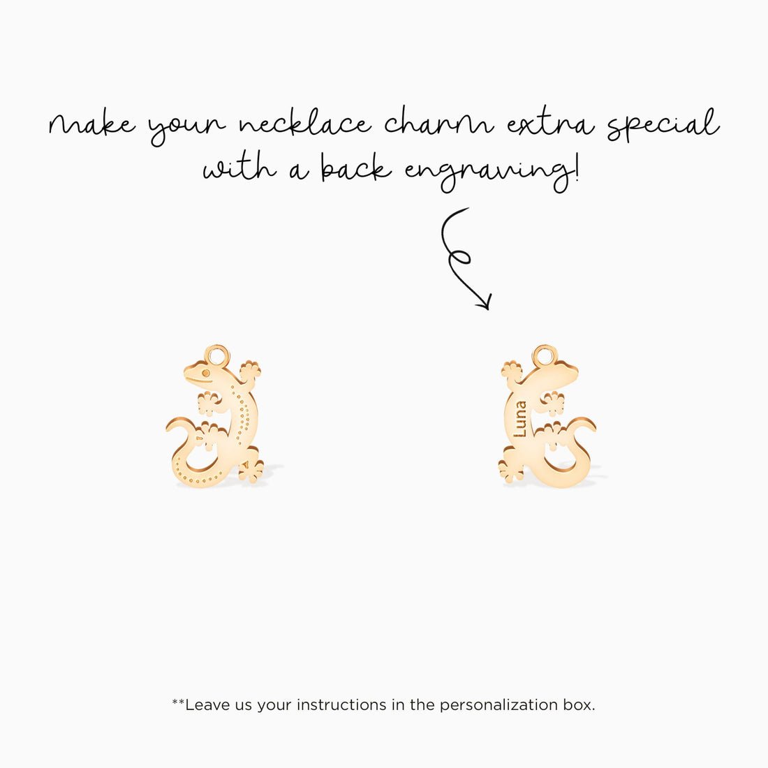 Leaping Gecko Pendant Necklace