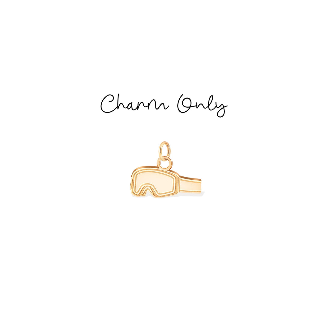 Snowboard Goggles Charm Pendant