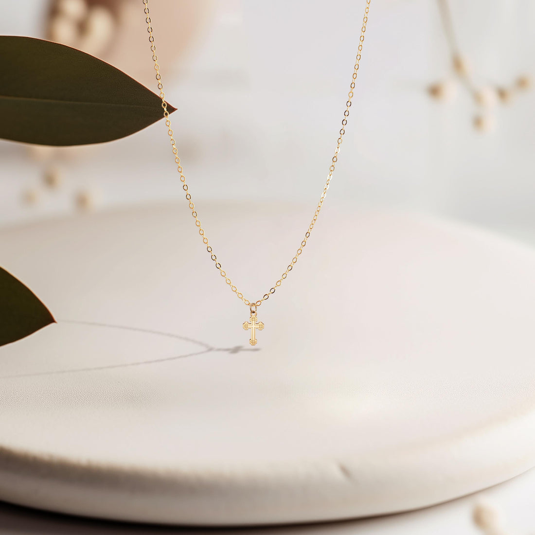 Latin Crucifix Cross Necklace