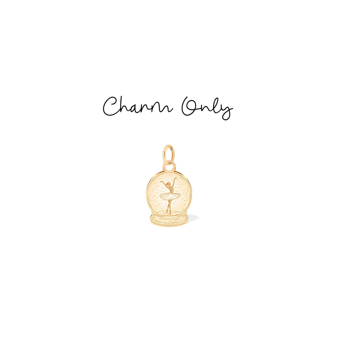 Ballerina Snow Globe Charm