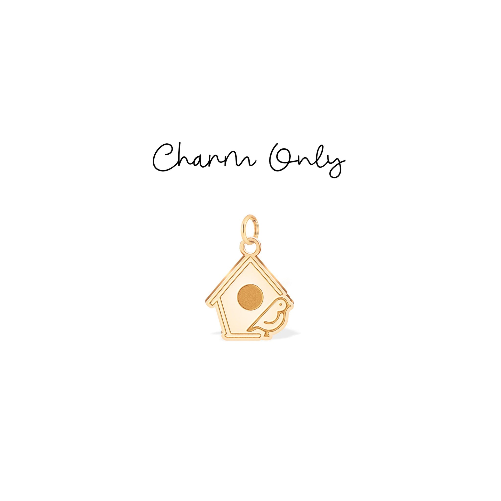 Bird House Lover Pendant Necklace