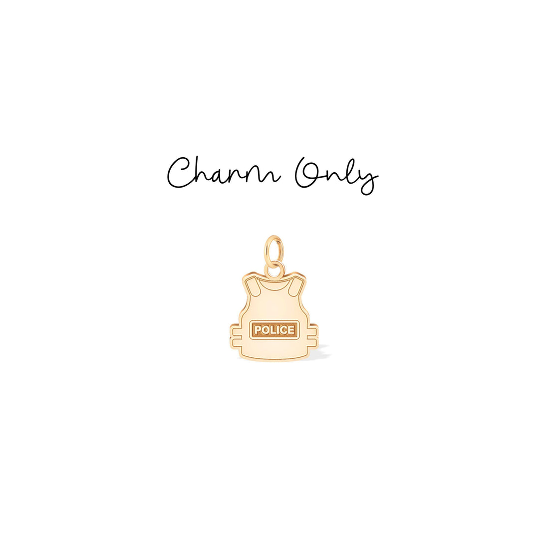 Police Vest Charm Pendant