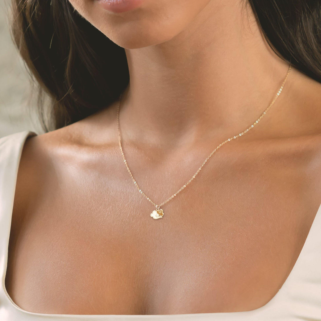 Sky Cloud Pendant Necklace