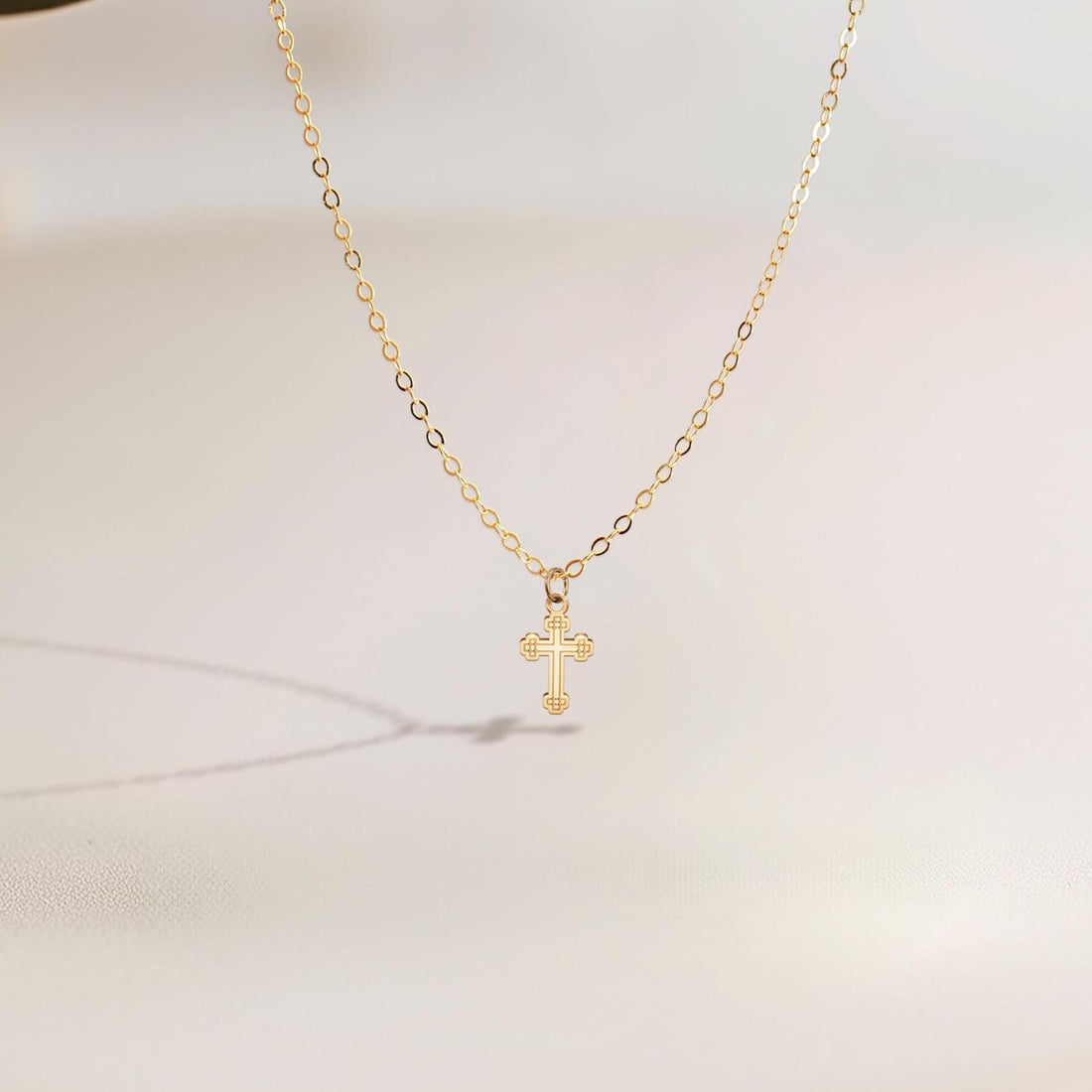 Latin Crucifix Pendant Necklace