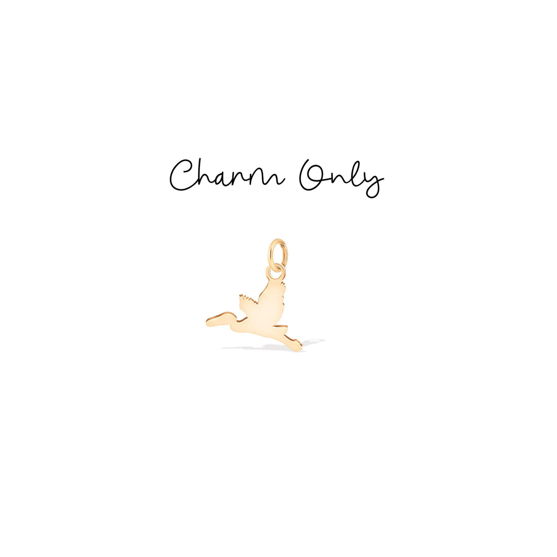Soaring Pelican Charm Pendant