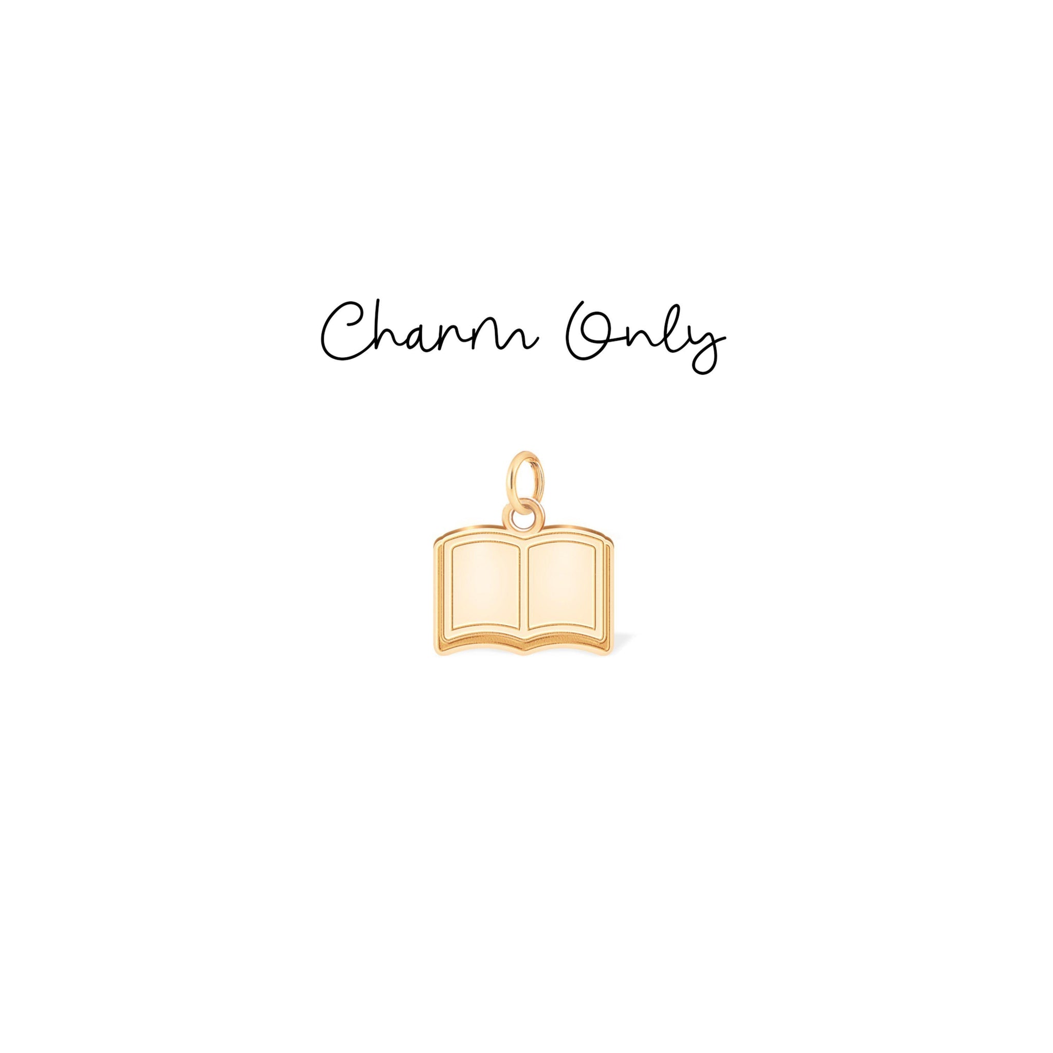 Book Lover Charm Pendant