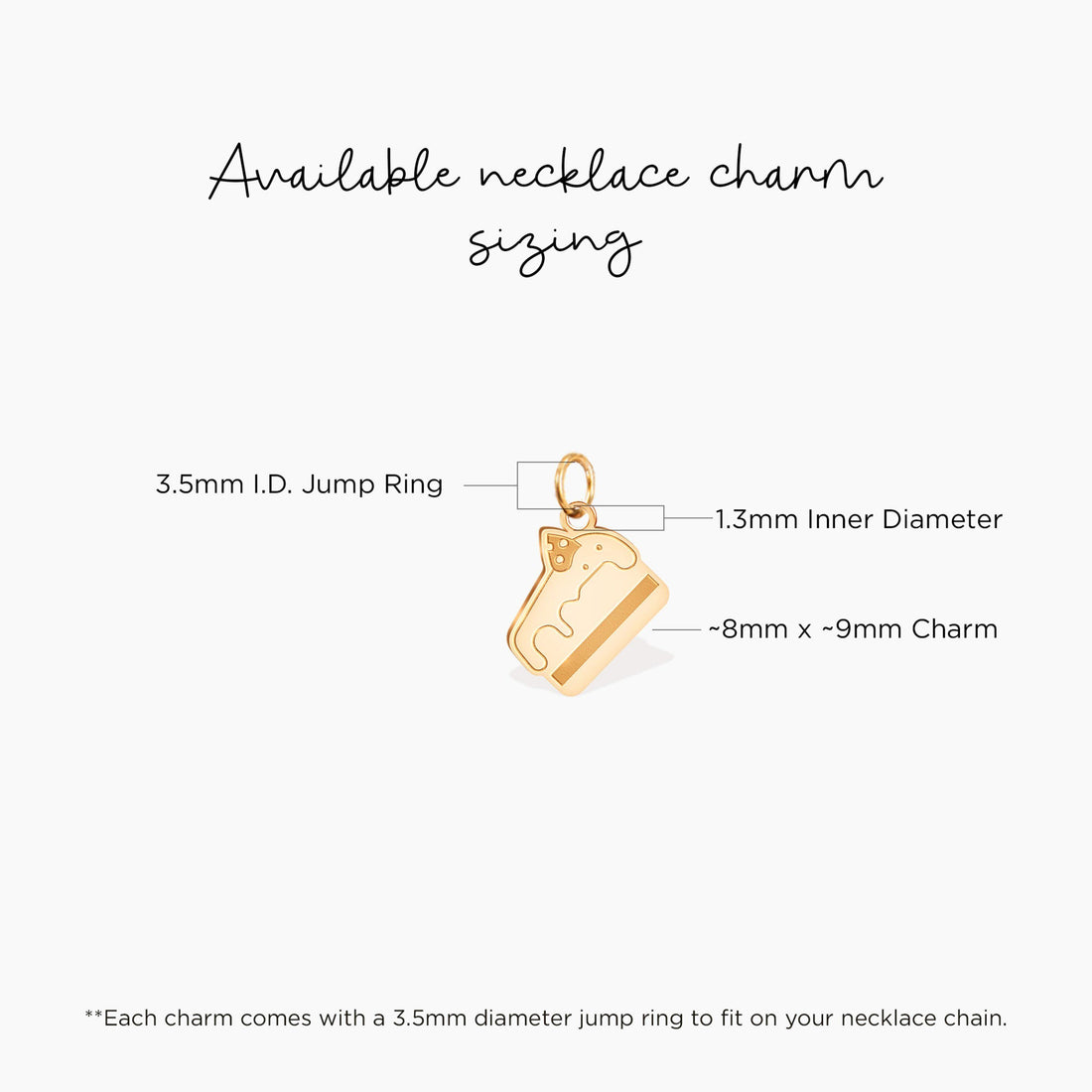 Customizable Pastel Cake Charm Pendant