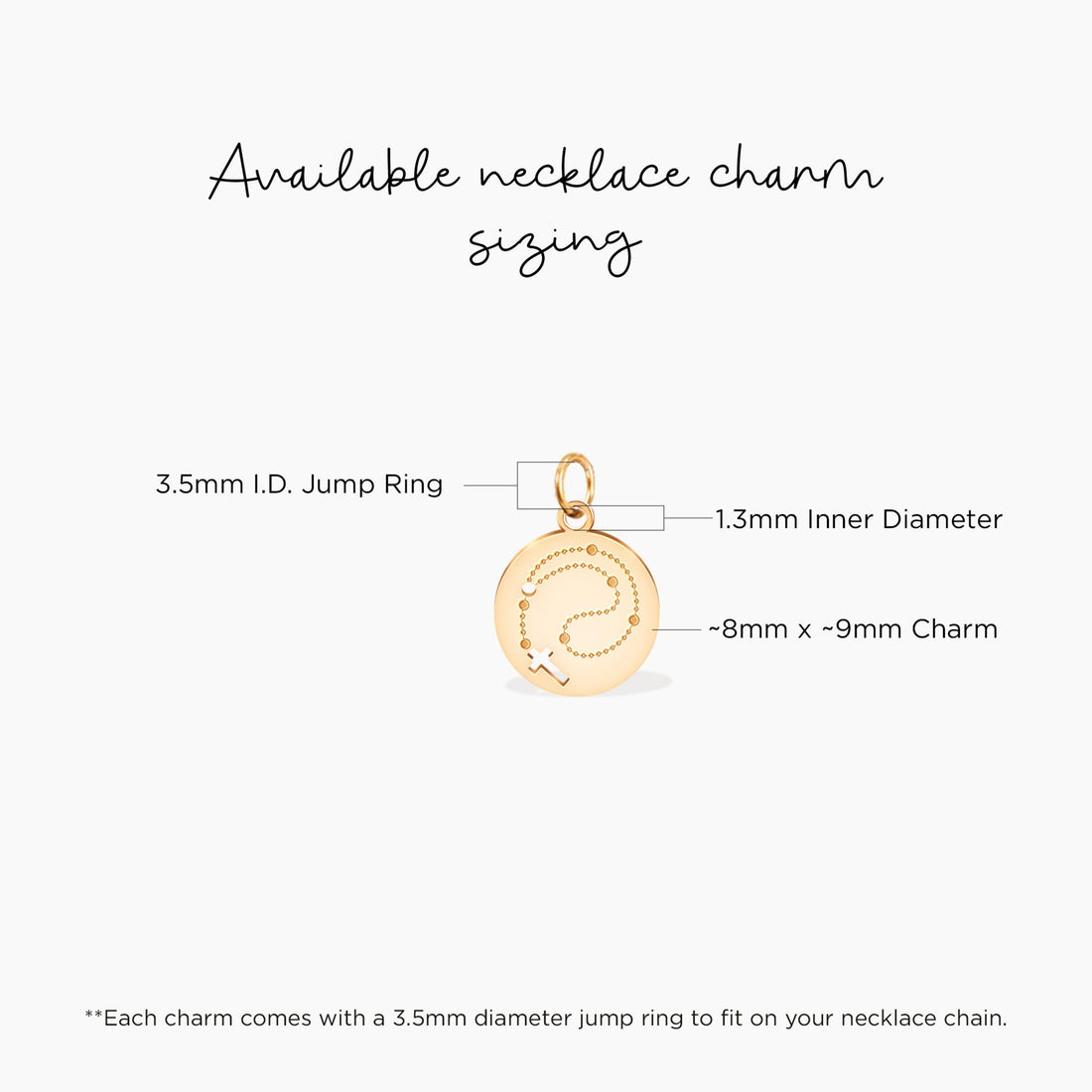 Holy Rosary Charm Pendant