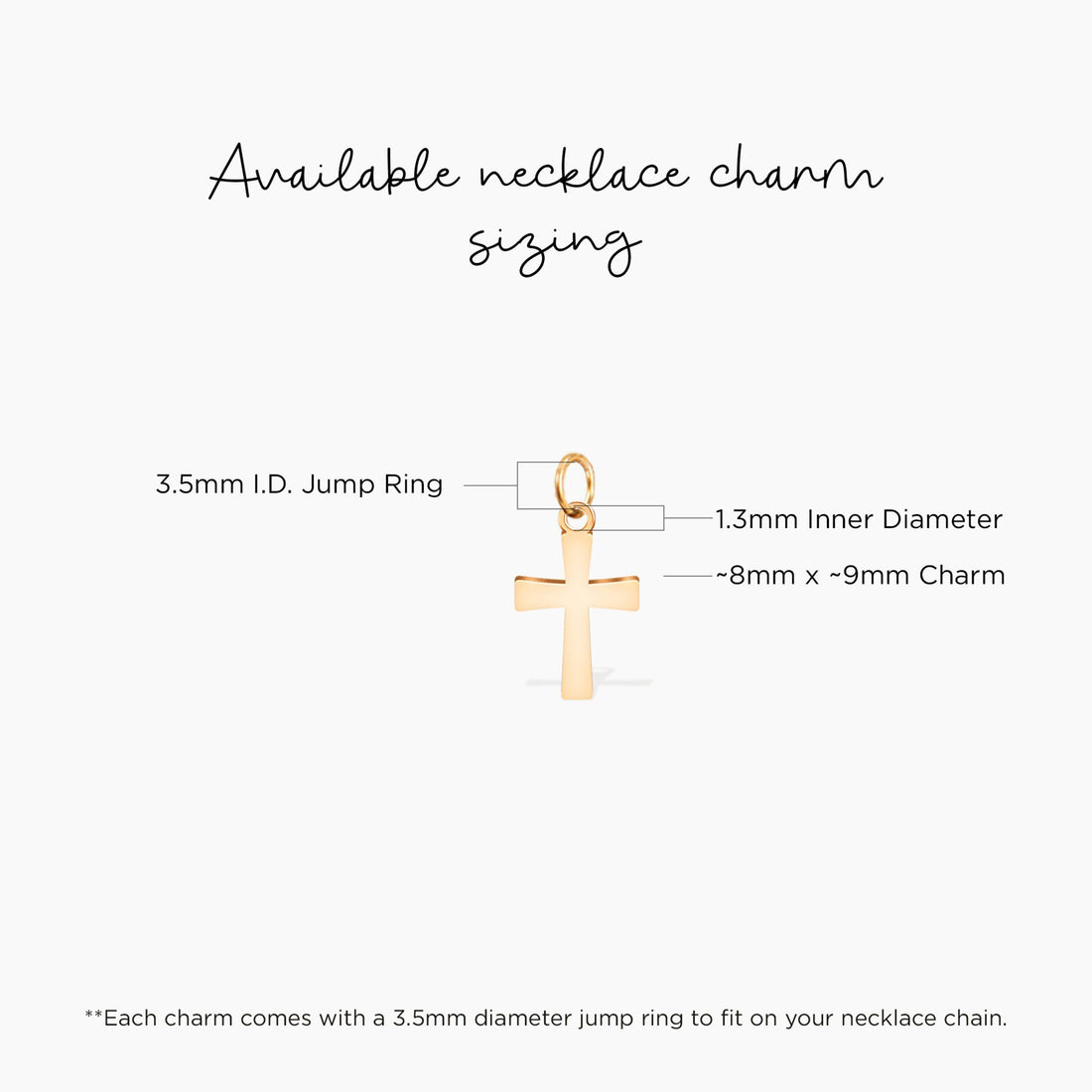 Minimal Cross Pendant Necklace