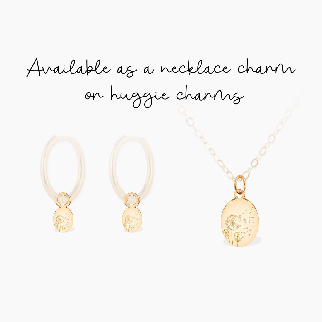 Dandelion Disc Charm