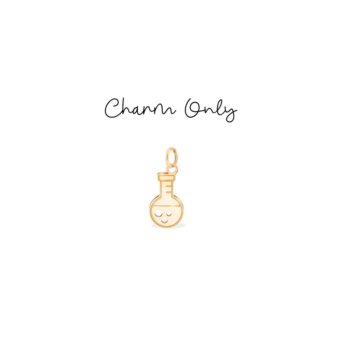 Science Flask Beaker Charm Stud Earrings