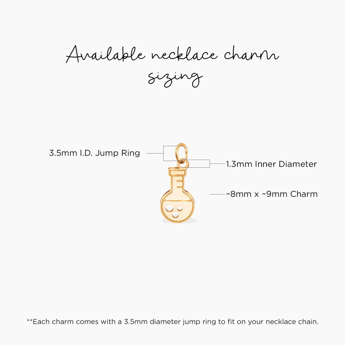 Science Flask Beaker Charm Stud Earrings
