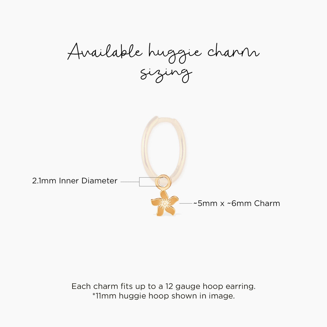 Spiral Flower Charm Pendant