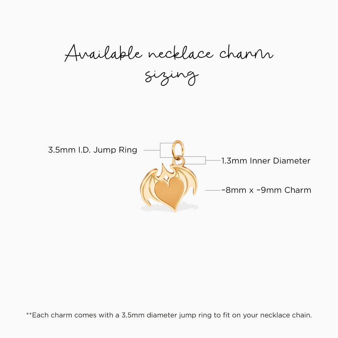 Devil Heart Charm