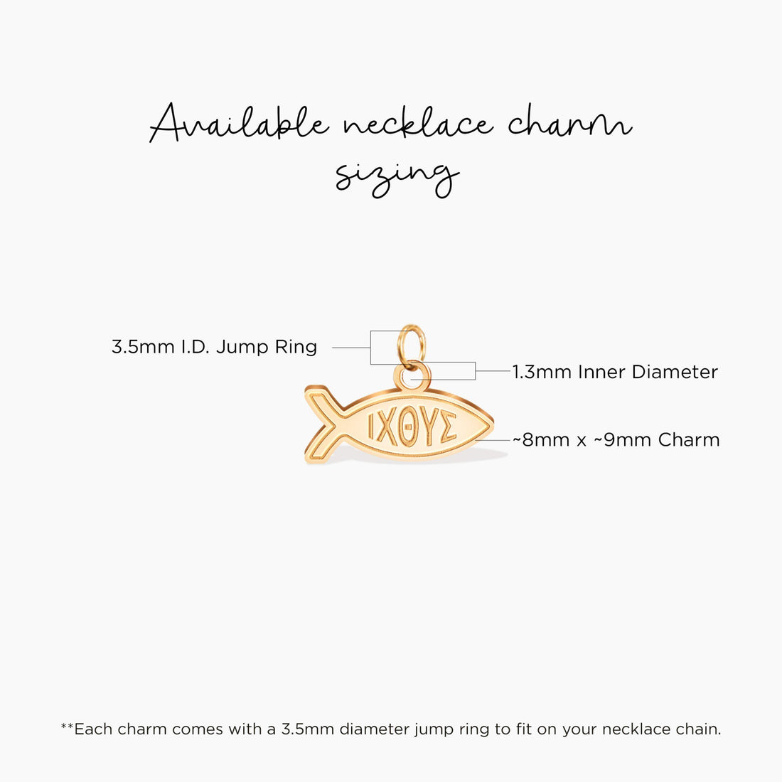 Jesus Fish Pendant Necklace