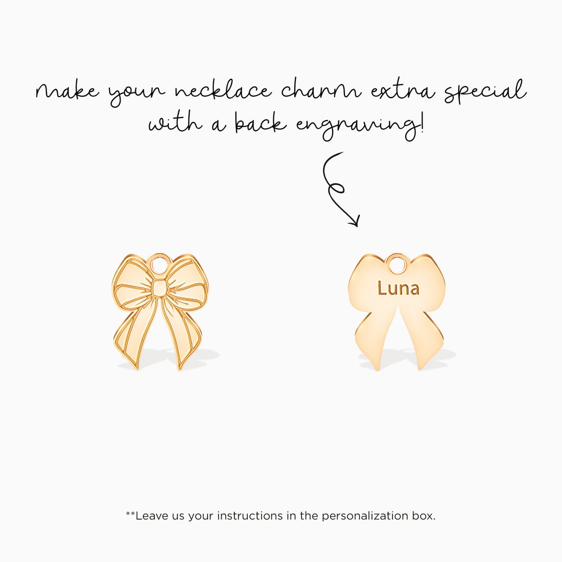 Kawaii Ribbon Bow Pendant Necklace