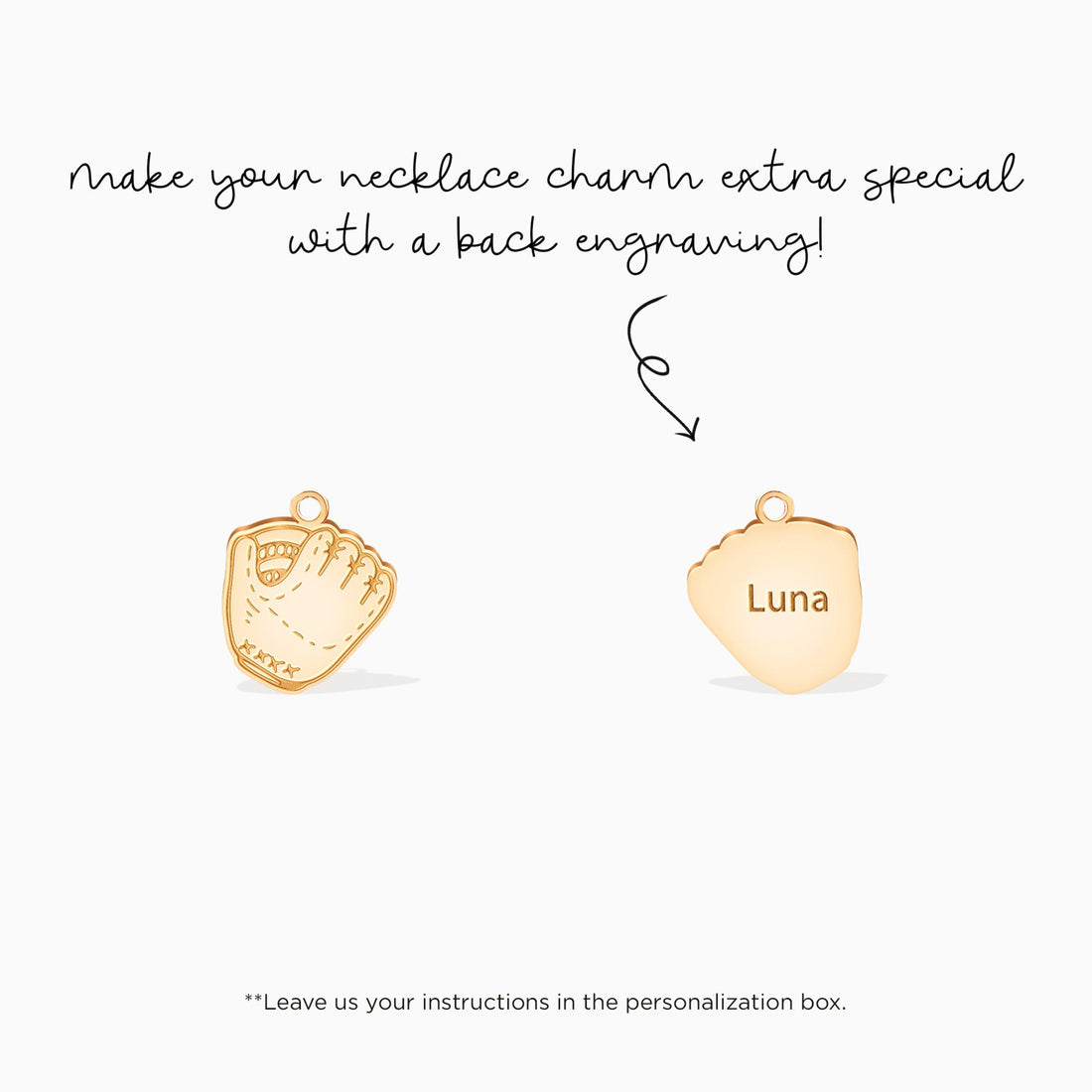 Baseball Mitt Charm