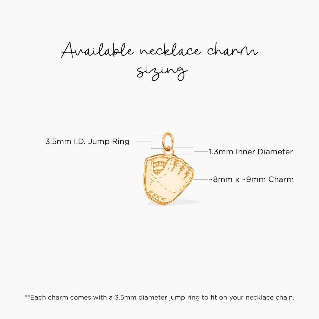 Baseball Mitt Charm