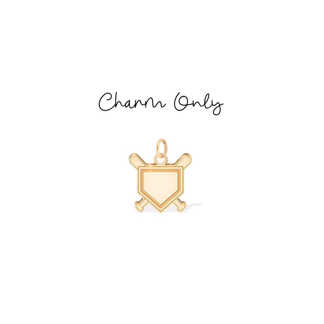 Baseball Shield Charm
