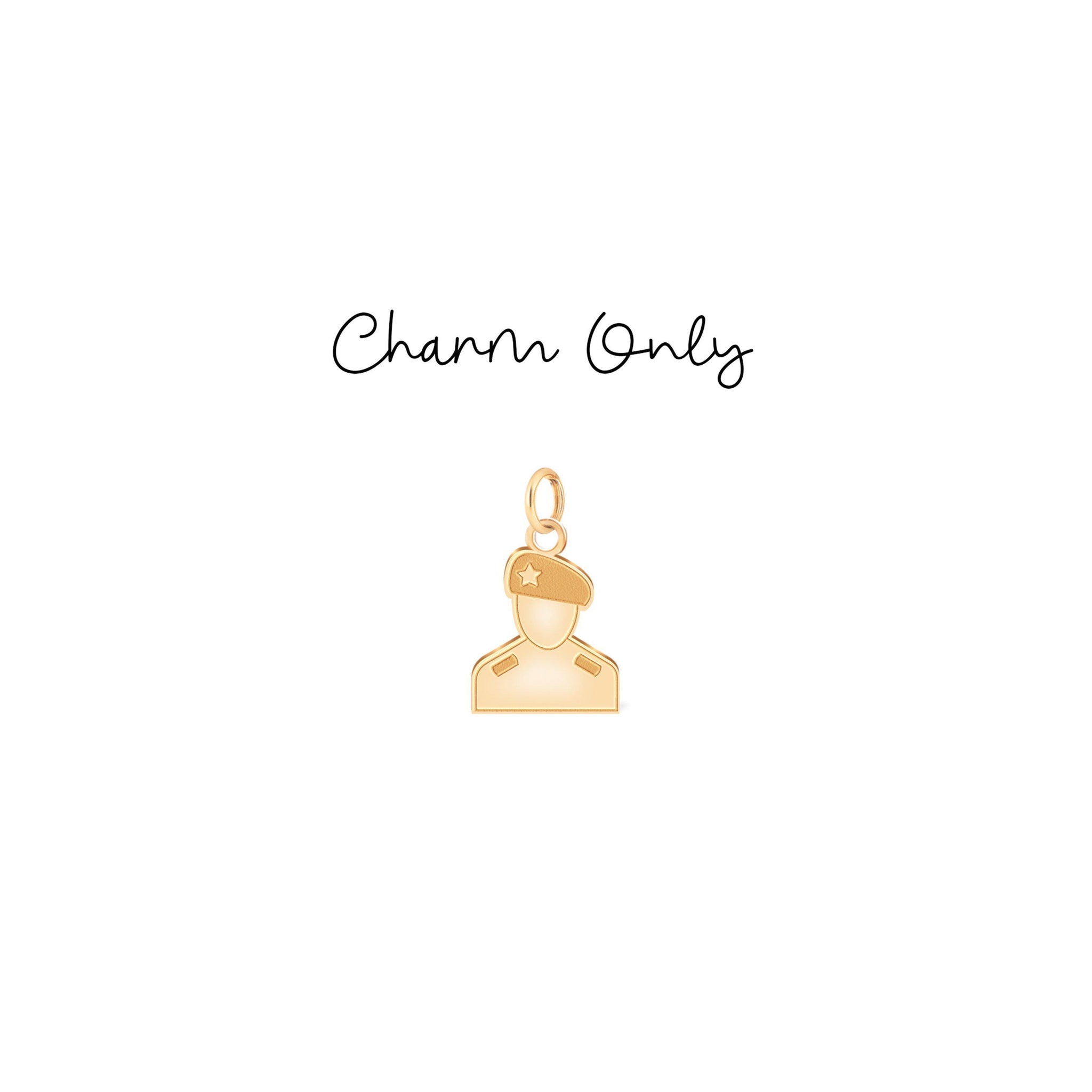 Police Officer Charm Pendant