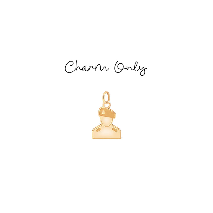 Police Officer Charm Pendant
