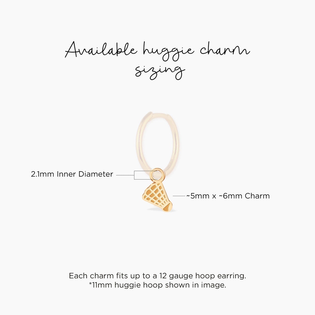 Badminton Shuttlecock Charm