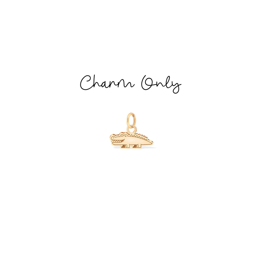 Alligator Charm Pendant