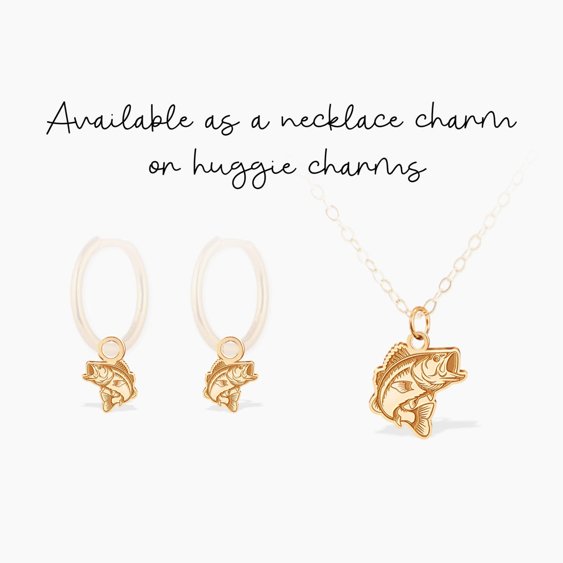 Pisces Fish Ocean Charm Pendant