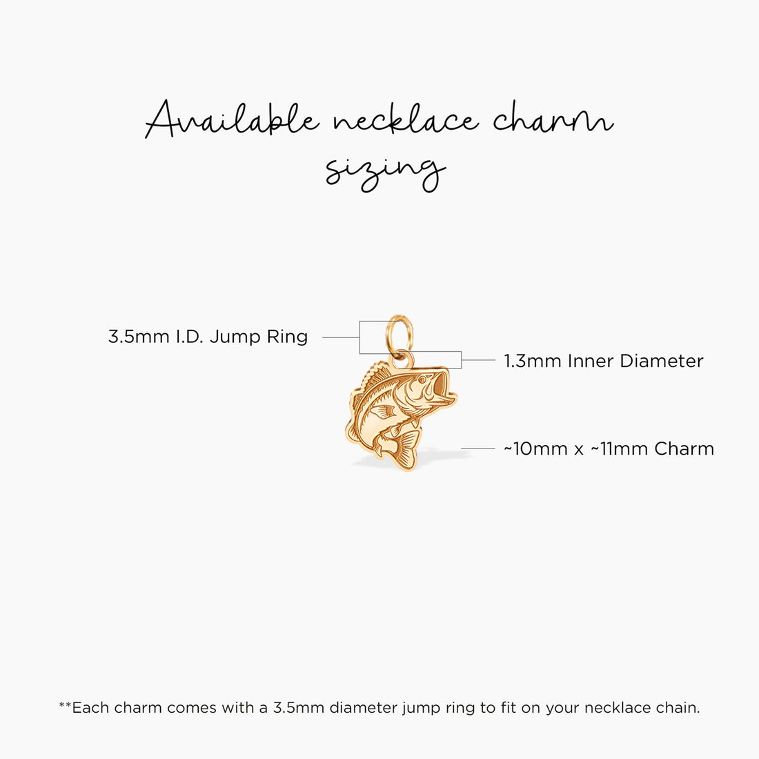 Pisces Fish Ocean Charm Pendant