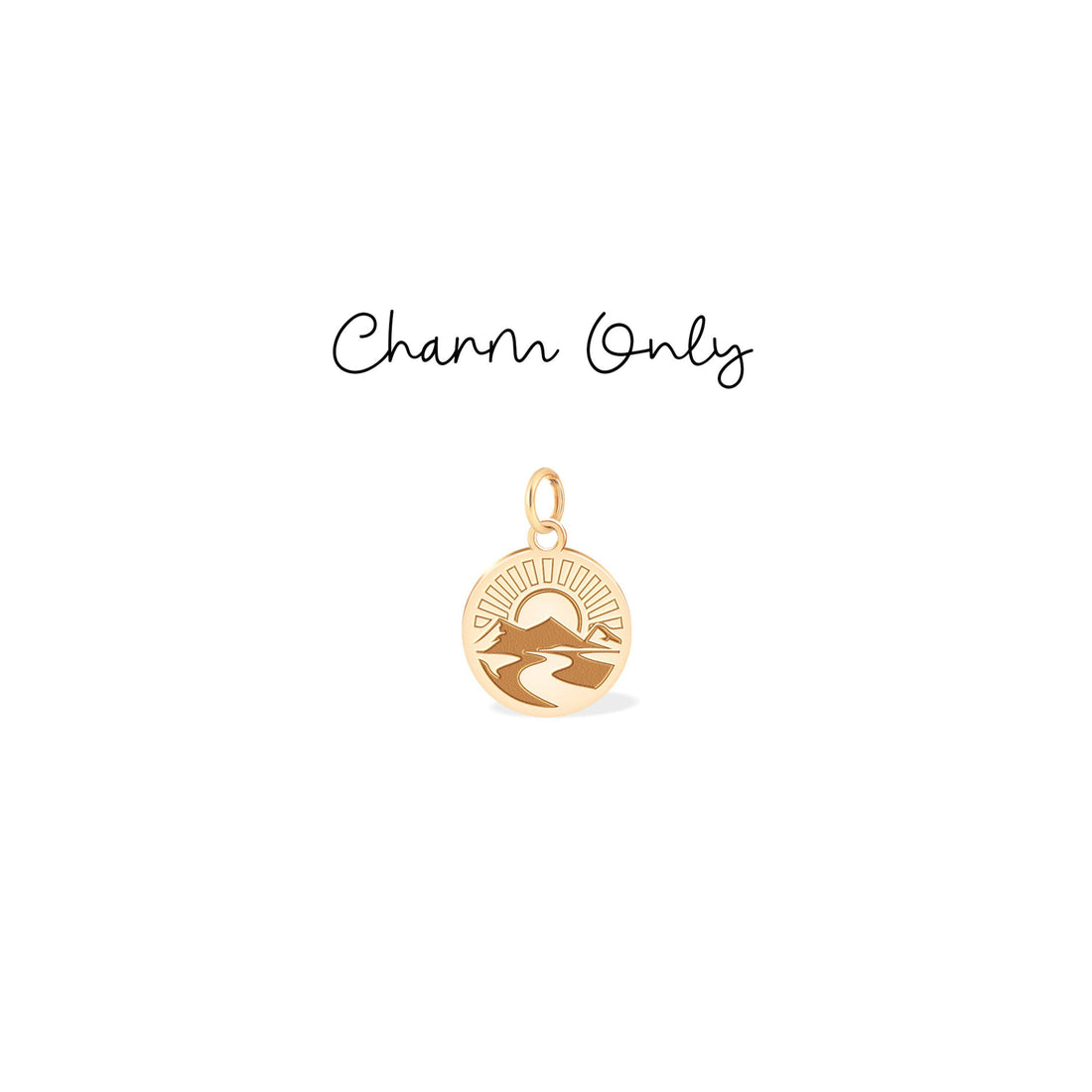 Sunrise Landscape Pendant Necklace