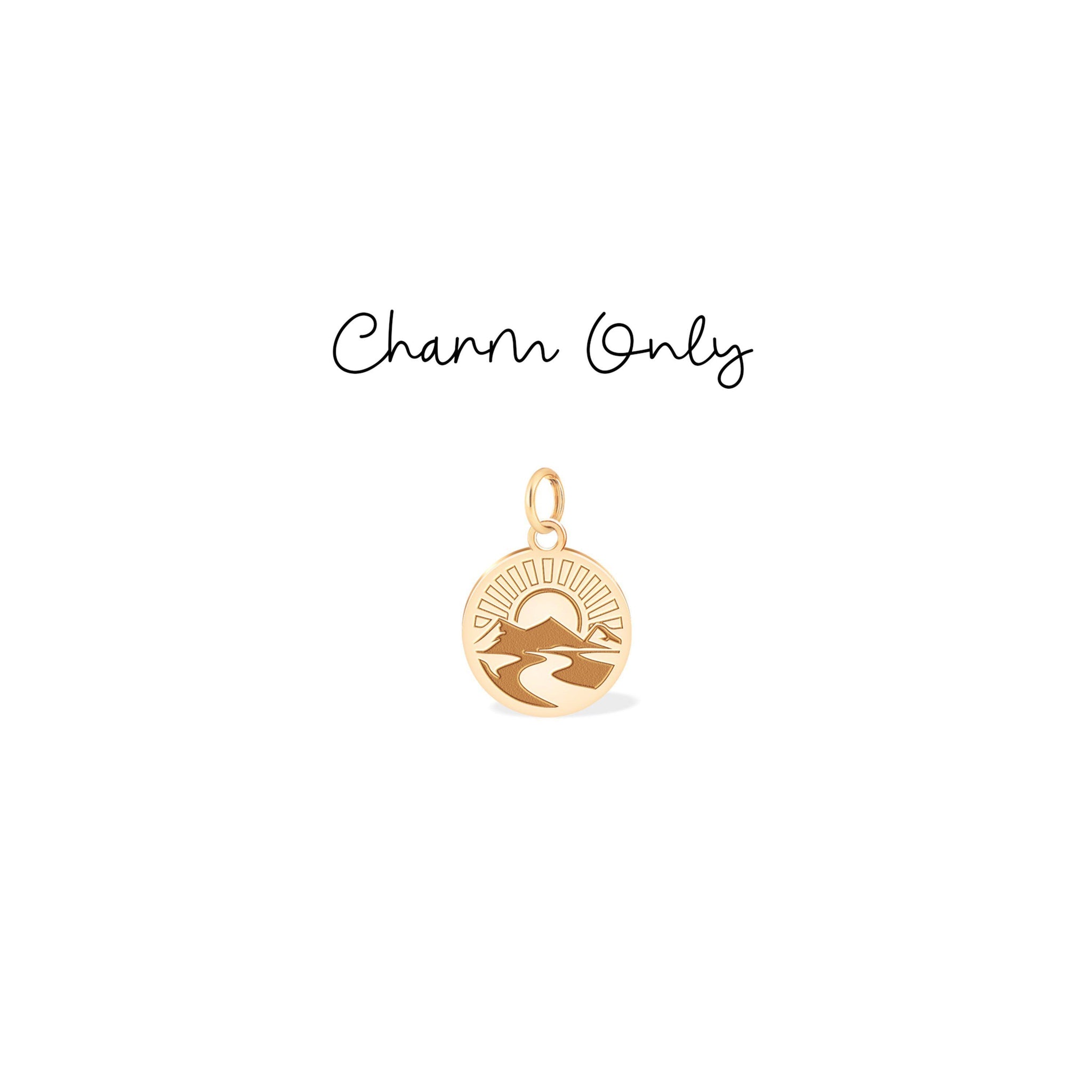 Sunrise Landscape Pendant Necklace