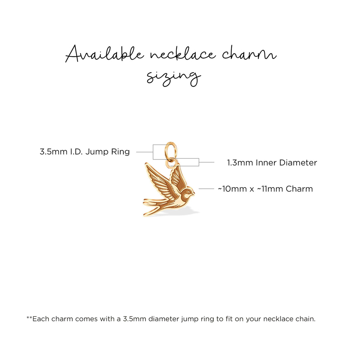 Flying Swallow Pendant Necklace