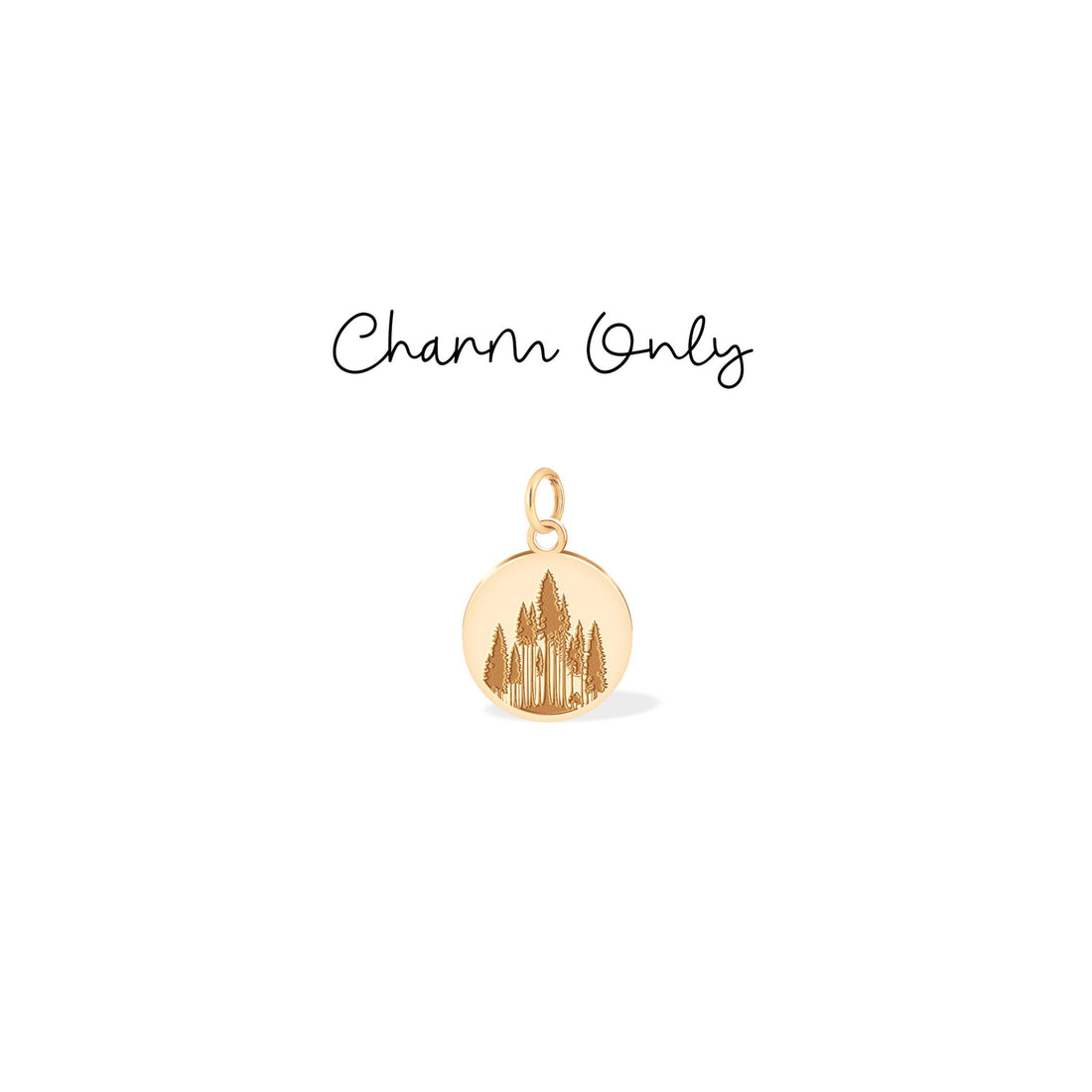 Evergreen Forest Trees Pendant Necklace