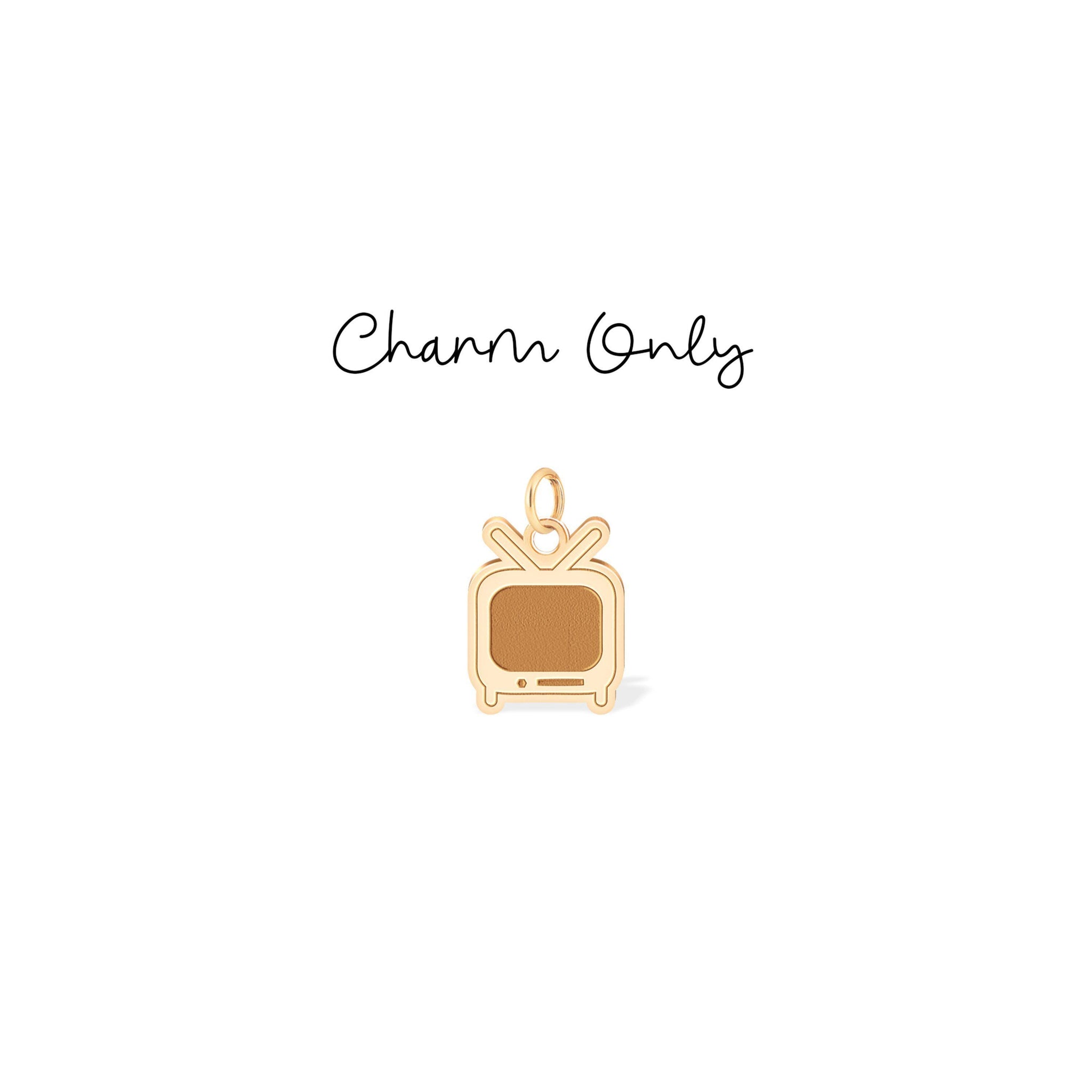 Retro Tv Lover Pendant Necklace