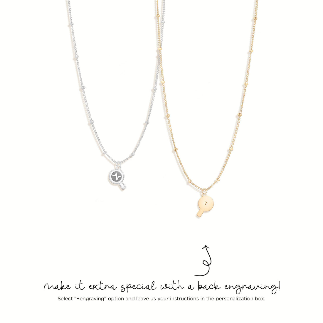 Lens Magnifying Glass Charm Necklace