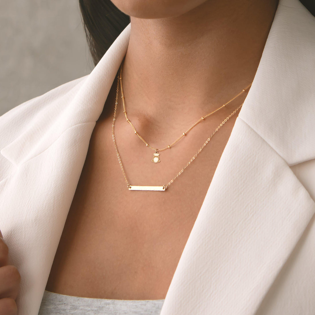 Nurse Pendant Beady Necklace
