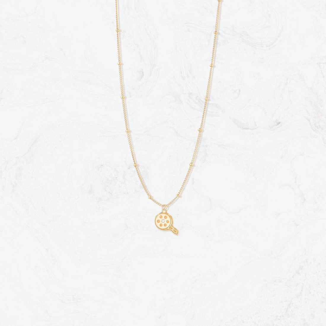 Vintage Film Camera Charm Necklace
