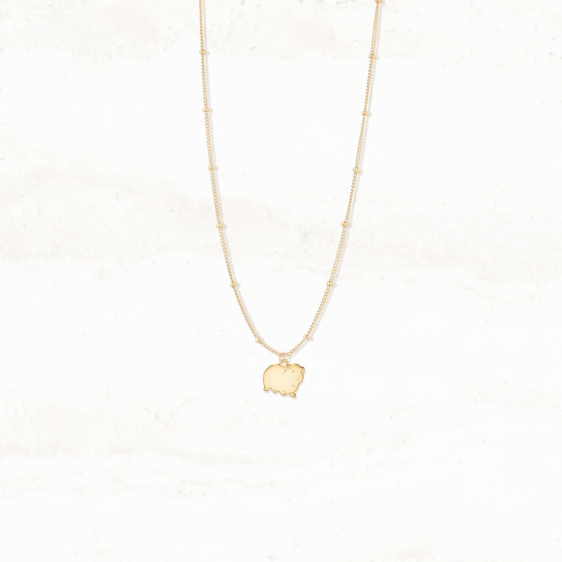Kawaii Hamster Charm Necklace