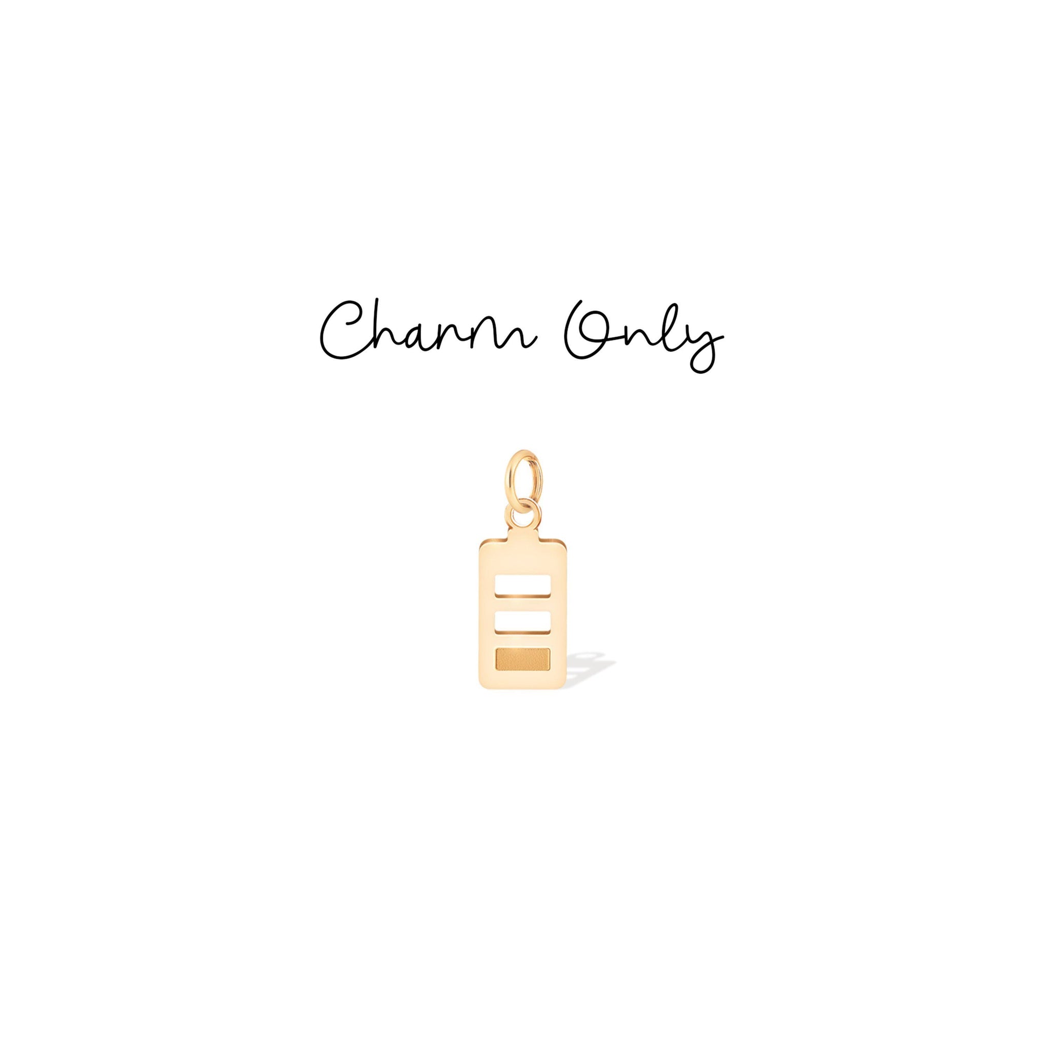 Low Battery Phone Icon Charm Pendant