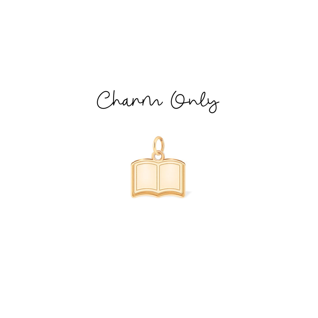 Book Lover Charm Pendant
