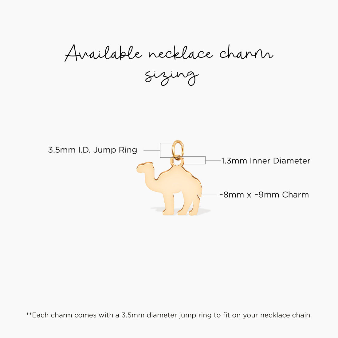 Camel Pendant Necklace