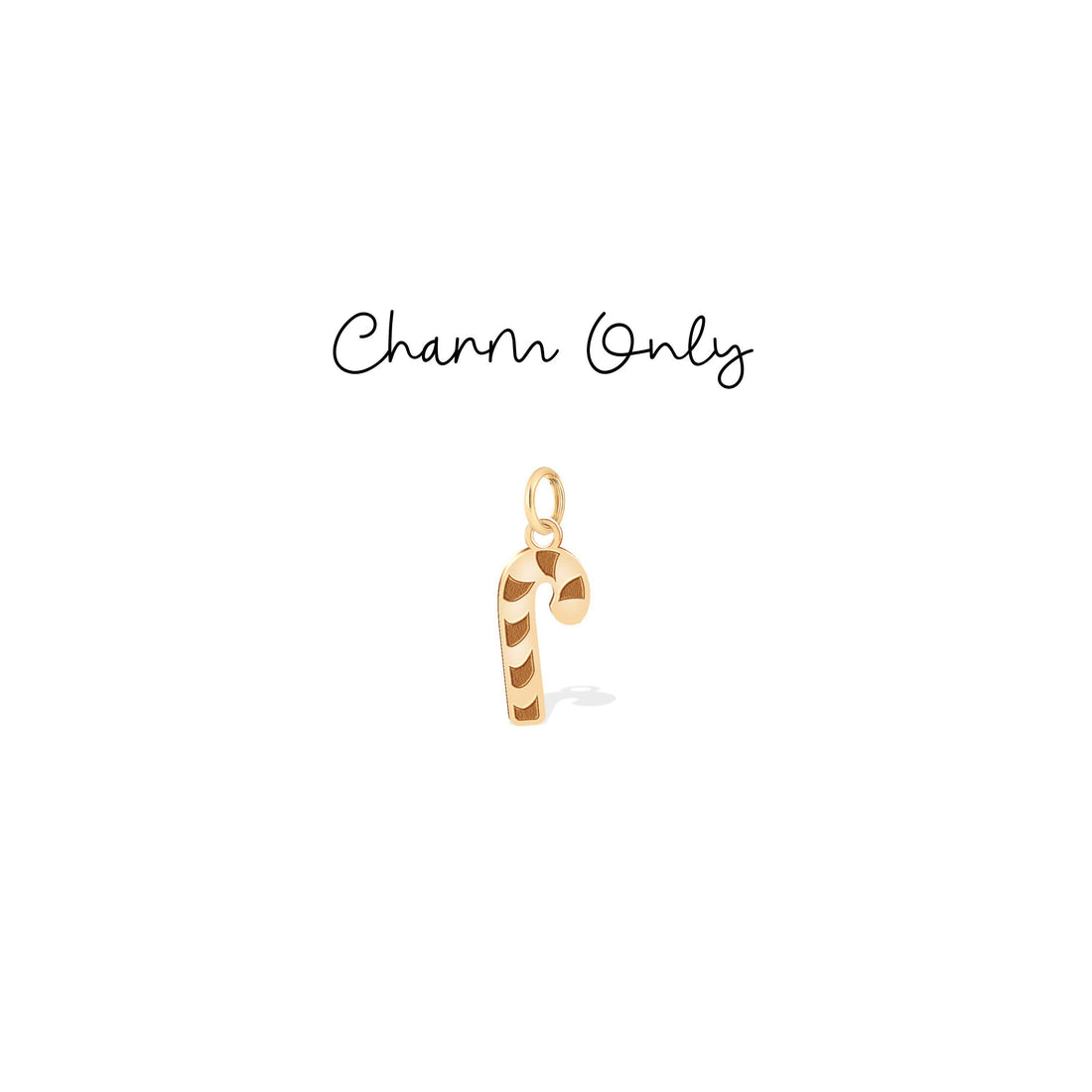 Candy Cane Holiday Pendant Necklace