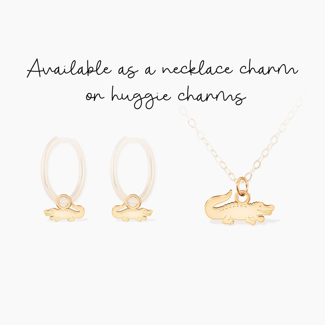 Alligator Charm Pendant