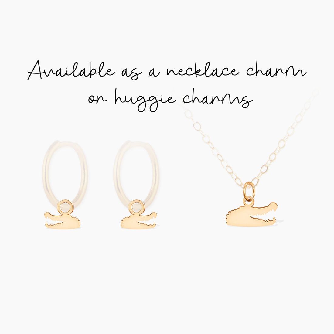 Crocodile Head Charm Pendant