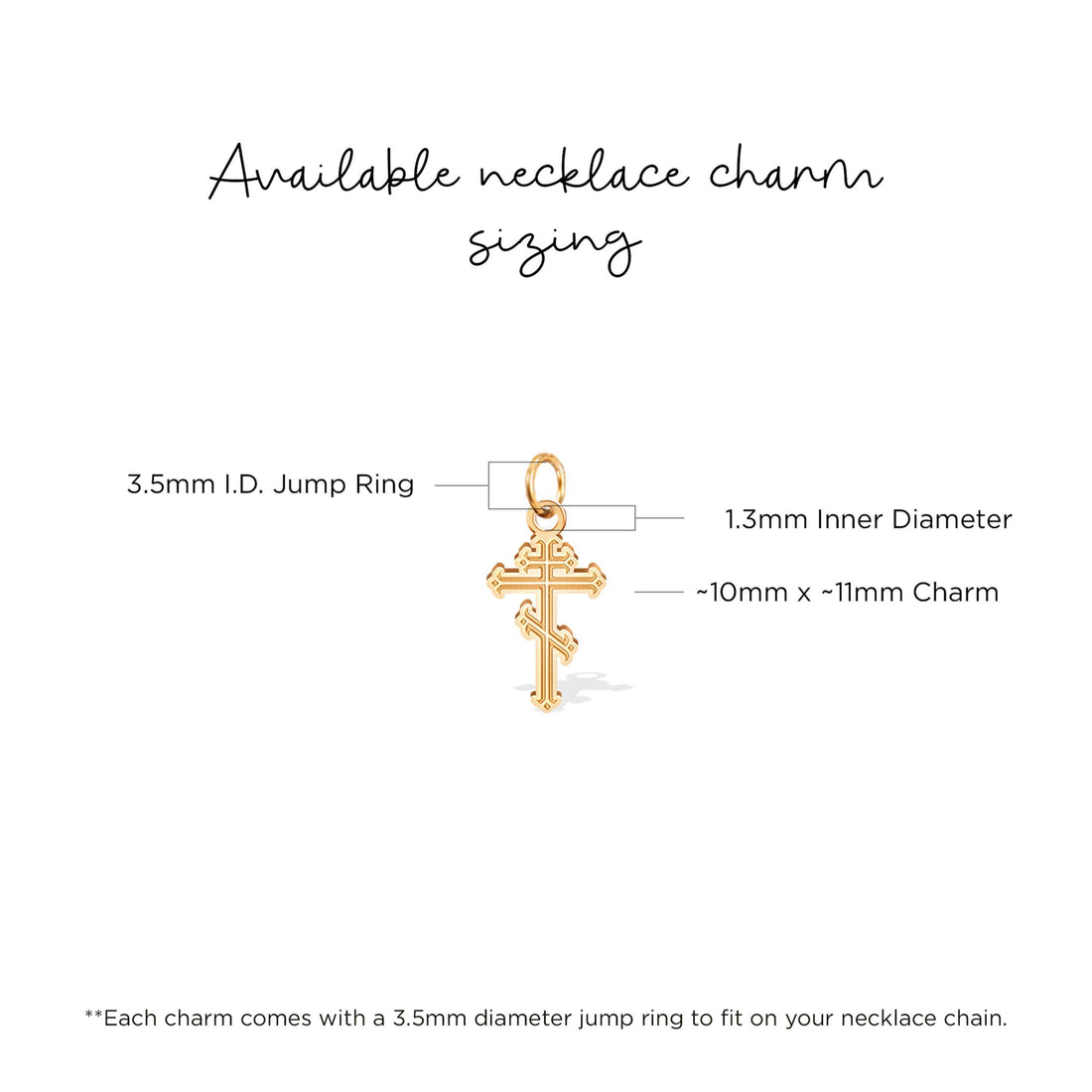 Cross Orthodox Charm
