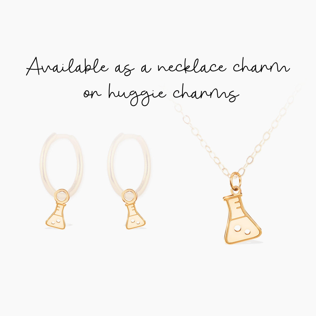Science Lab Flask Pendant Necklace
