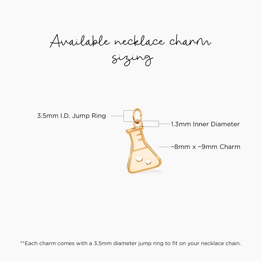 Science Lab Flask Pendant Necklace